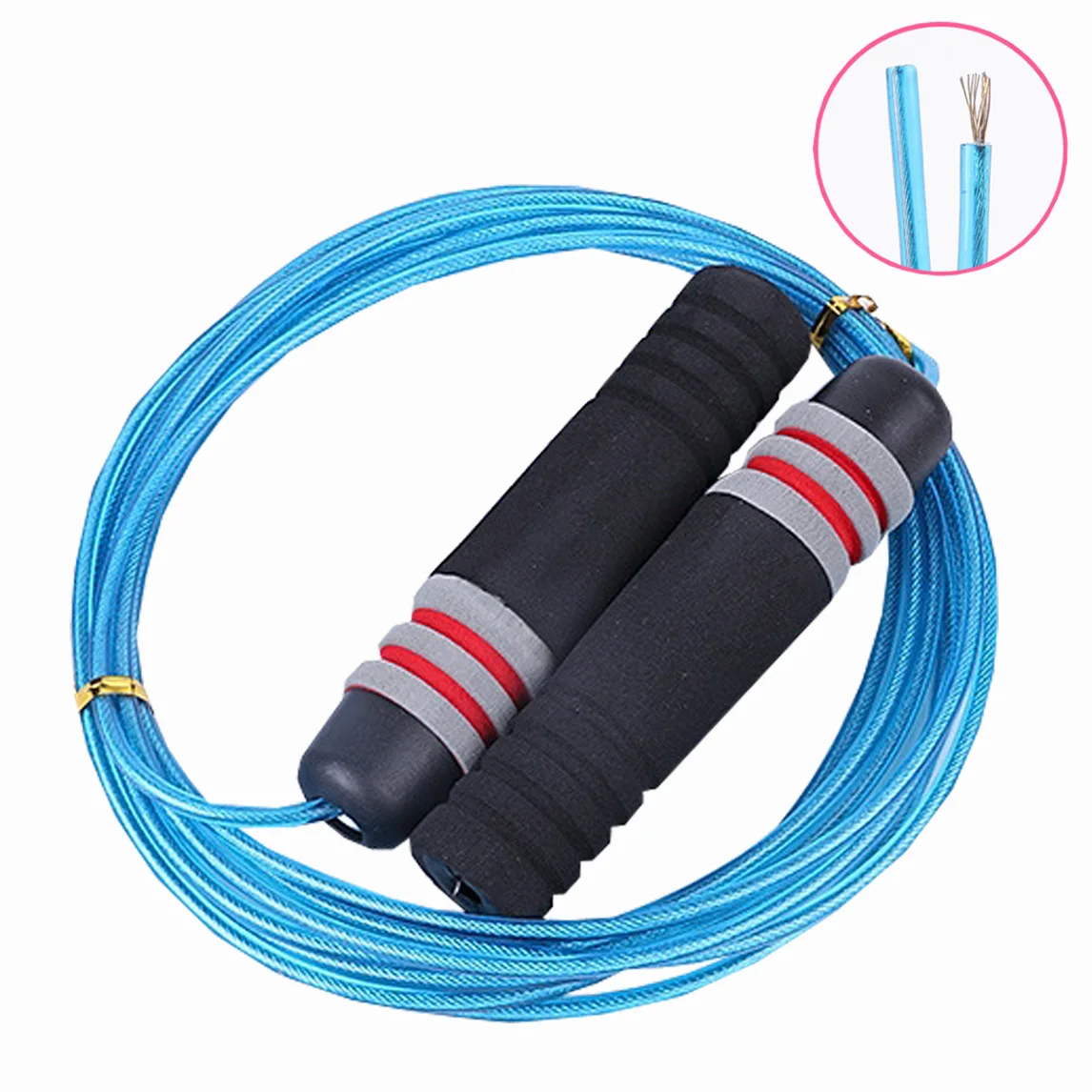 Bearing Skipping Rope Jumping Rope Crossfit Men Workout Equipment Steel Wire Home Gym Exercise and Fitness MMA Boxing Training
Bearing Skipping Rope Jumping Rope Crossfit Men Workout Equipment Steel Wire Home Gym Exercise and Fitness MMA Boxing Training