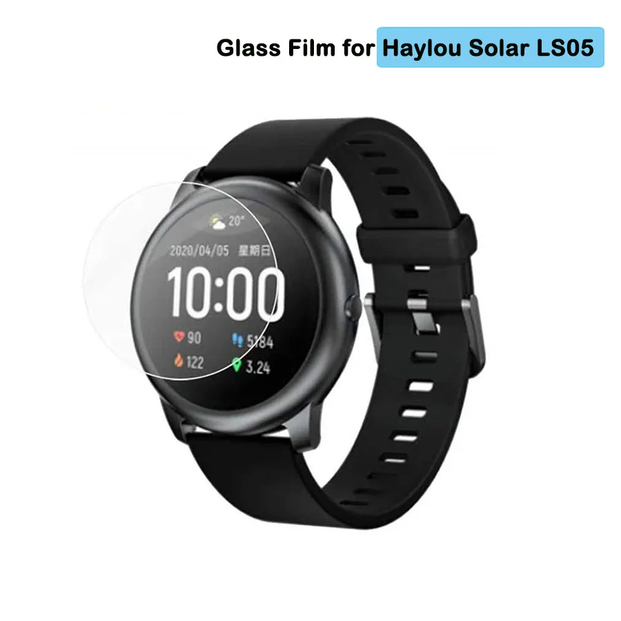 

Пленка из закаленного стекла для Haylou Solar LS05, защита экрана, прозрачная пленка HD для умных часов XiaoMi Haylou Solar