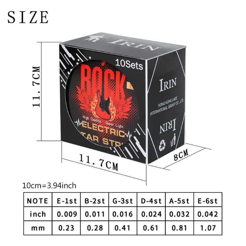 Guitar Accessories Electric Guitar Strings Set Metal Rock Hexagonal Carbon Steel Electric Guitar String Sets G99D
Guitar Accessories Electric Guitar Strings Set Metal Rock Hexagonal Carbon Steel Electric Guitar String Sets G99D