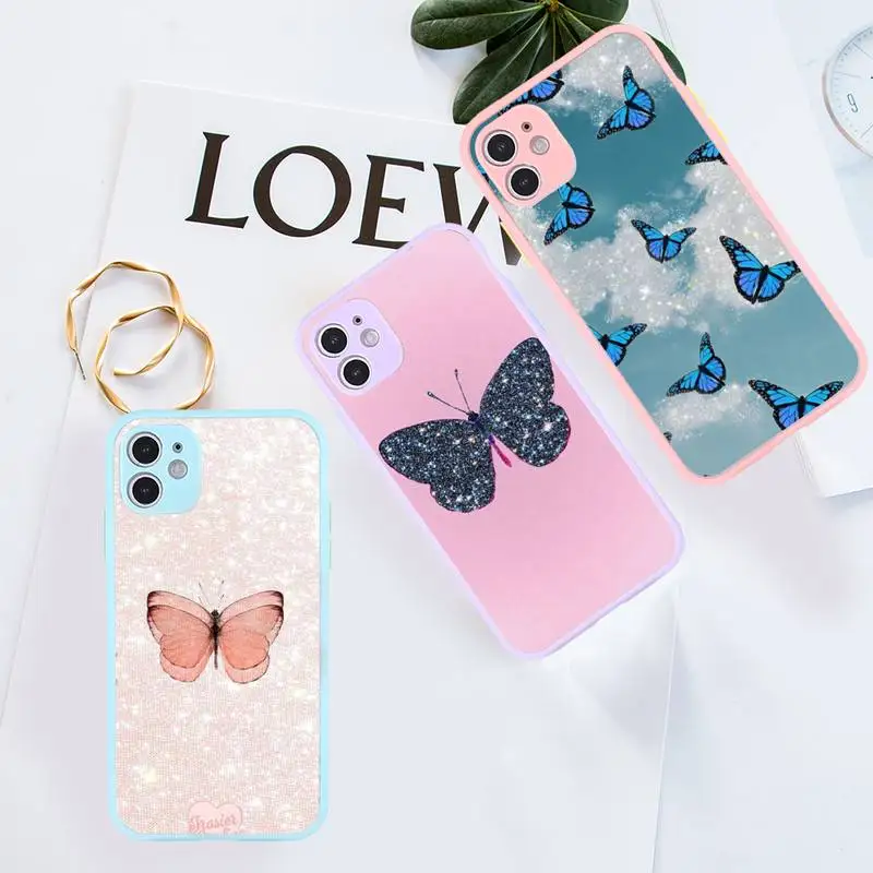 Butterfly art animal Phone Case For iPhone 12 11 Mini Pro XR XS Max 7 8 Plus X Matte transparent Purple Back Cover
Butterfly art animal Phone Case For iPhone 12 11 Mini Pro XR XS Max 7 8 Plus X Matte transparent Purple Back Cover