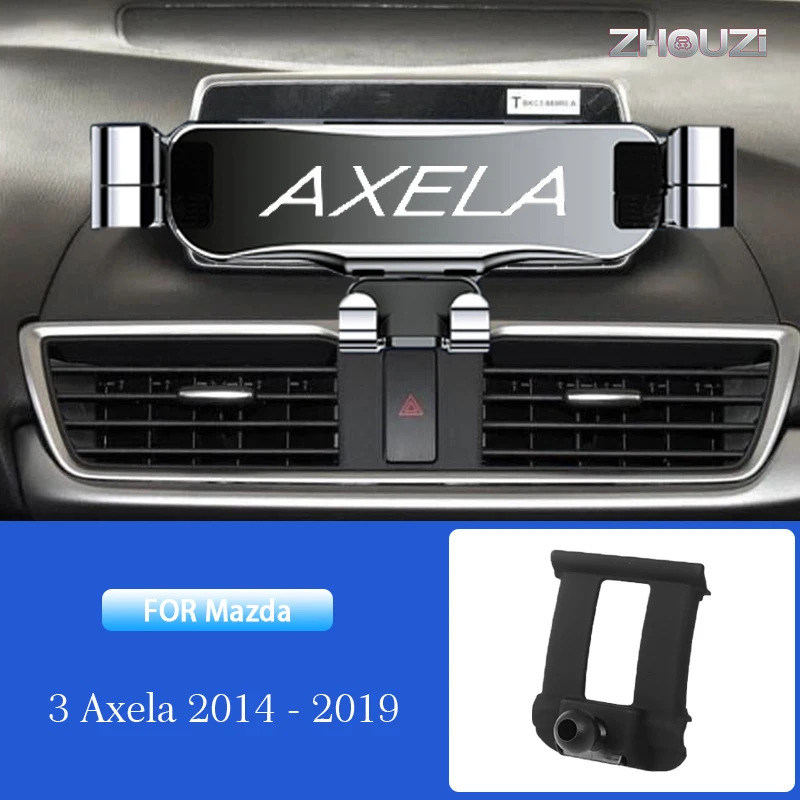 Car Mobile Phone Holder Air Vent Outlet Clip Stand GPS Gravity Navigation Bracket For Mazda 3 Axela 2014-2019 Auto Accessories
Car Mobile Phone Holder Air Vent Outlet Clip Stand GPS Gravity Navigation Bracket For Mazda 3 Axela 2014-2019 Auto Accessories