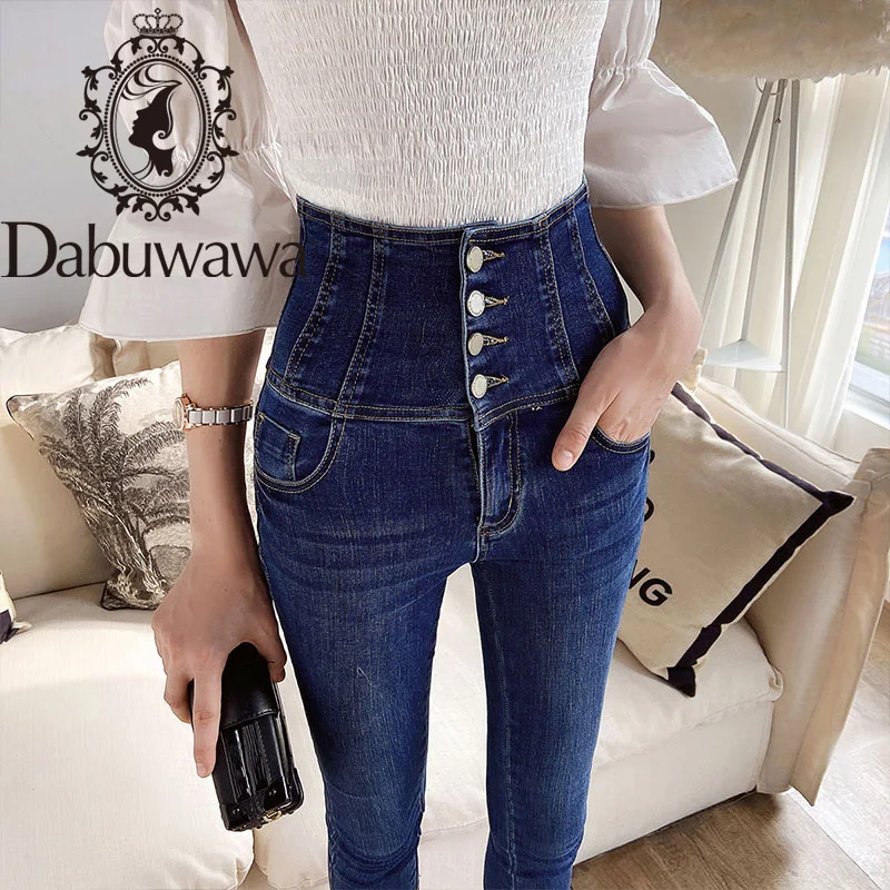 Dabuwawa Skinny Calf-Length Denim Jeans Women High Waist Buttons Streetwear Pants Fashion Female Pencil Jeans DO1ALJ003
Dabuwawa Skinny Calf-Length Denim Jeans Women High Waist Buttons Streetwear Pants Fashion Female Pencil Jeans DO1ALJ003