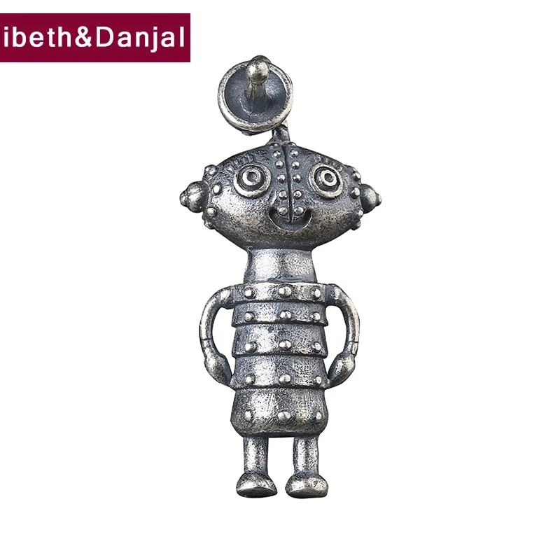 Necklace Pendant Pure 925 Sterling Silver Men Retro Personality Robot Punk Vintage Fashion Fine Jewelry 2021 Free Shipping P72
Necklace Pendant Pure 925 Sterling Silver Men Retro Personality Robot Punk Vintage Fashion Fine Jewelry 2021 Free Shipping P72
