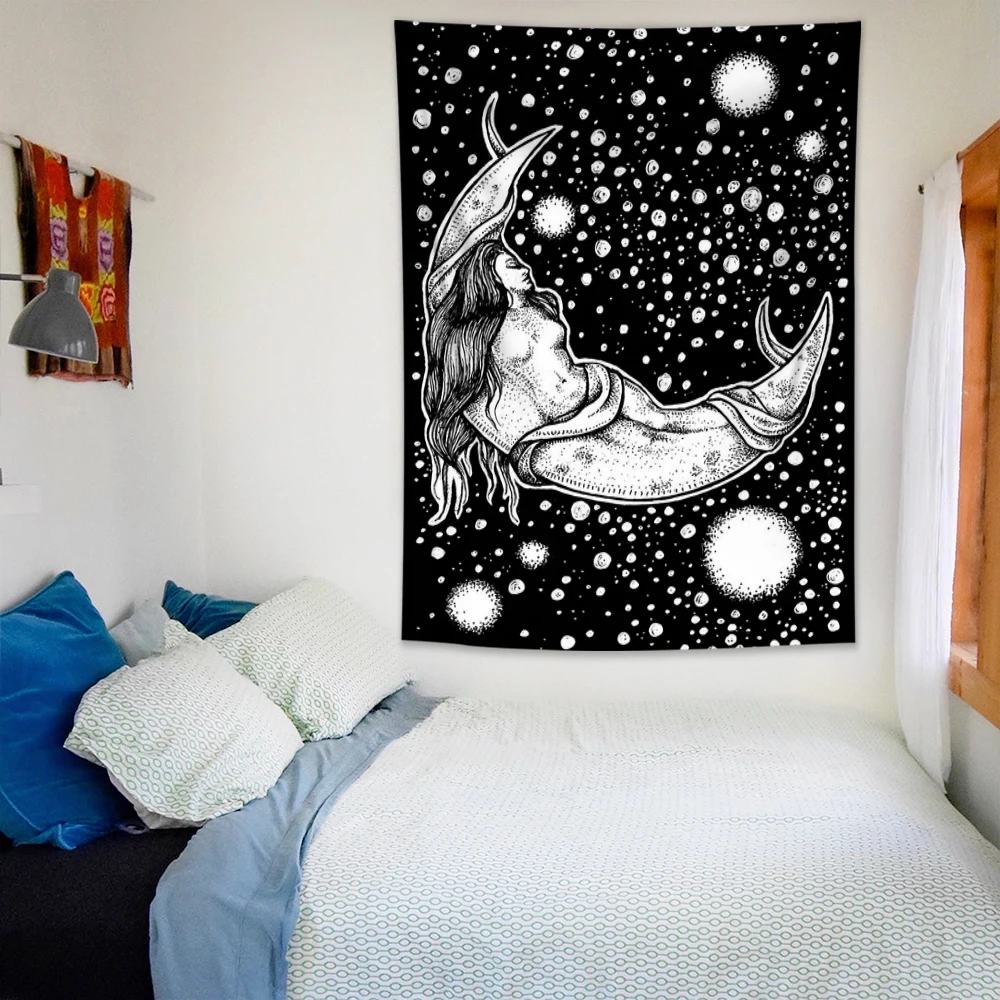 Sun Moon Tapestry Wall Hanging Hippie Witchcraft Psychedelic Farmhouse Decor Tapestries Bohemian Home Art Psychedelic Decor 
Sun Moon Tapestry Wall Hanging Hippie Witchcraft Psychedelic Farmhouse Decor Tapestries Bohemian Home Art Psychedelic Decor