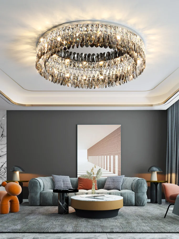 Modern ceiling chandelier for bedroom round hanging lamp kitchen fixtures dining room crystal led chandeliers Lustre
Modern ceiling chandelier for bedroom round hanging lamp kitchen fixtures dining room crystal led chandeliers Lustre