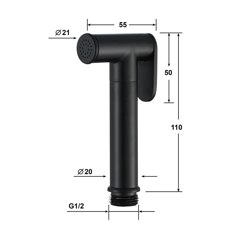 Hideep women's washing faucet set black women's washing copper spray gun toilet washer hi09022a
Hideep women's washing faucet set black women's washing copper spray gun toilet washer hi09022a