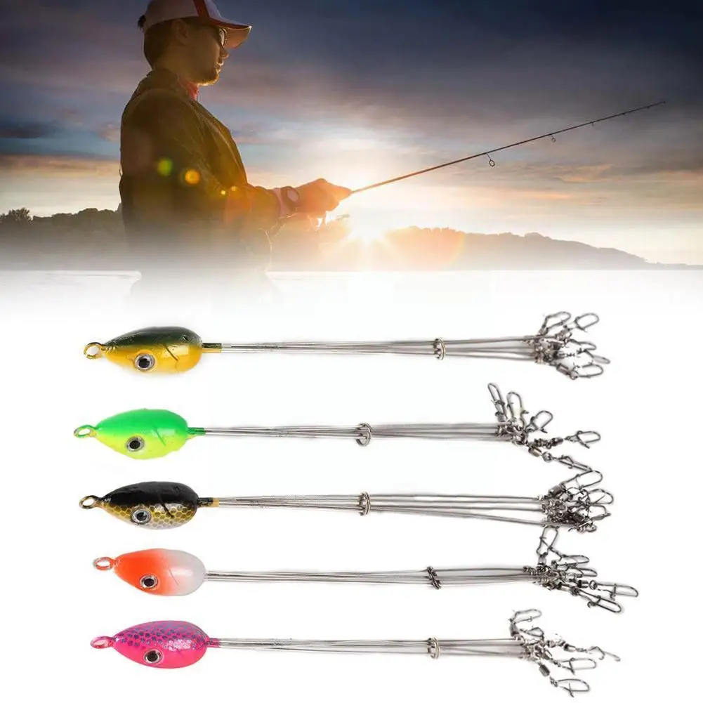 Steel Umbrella Fishing Lure Rig 5 Arms Rig Alabama Snap Fishing Group Bait Lure Tools Fishing Tackle Swivel R9y2
Steel Umbrella Fishing Lure Rig 5 Arms Rig Alabama Snap Fishing Group Bait Lure Tools Fishing Tackle Swivel R9y2