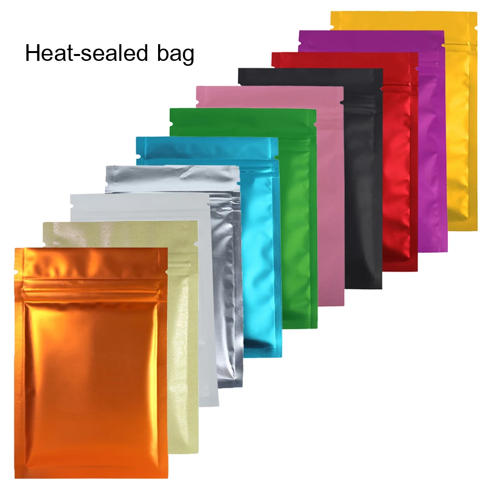 100PCS Matte Translucent Flat Zip Bag Clear Front Heat Sealing Foil Mylar Zip lock Snack Storage Bags w/ Tear Notch
100PCS Matte Translucent Flat Zip Bag Clear Front Heat Sealing Foil Mylar Zip lock Snack Storage Bags w/ Tear Notch