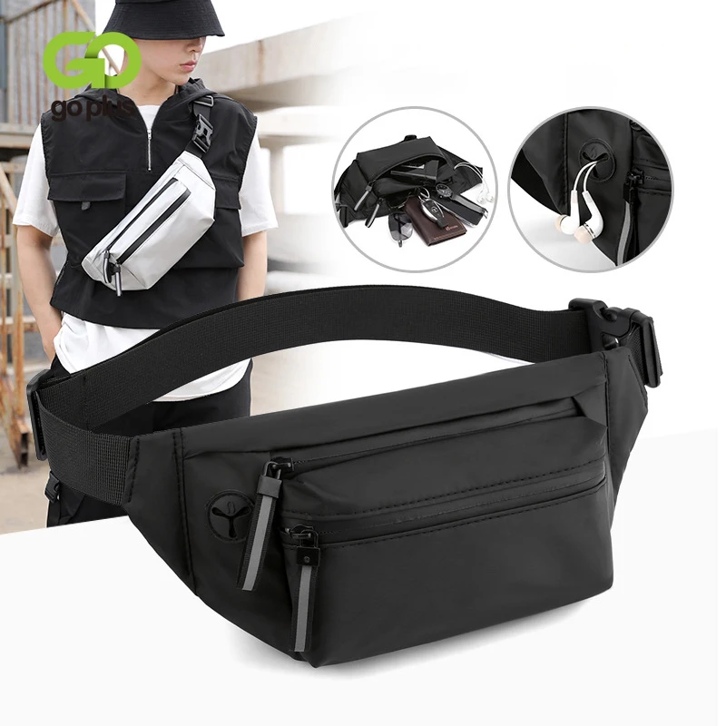 GOPLUS Men Waist Bag Pack Waterproof Outdoor Fanny Pack Crossbody Male Chest Bag Travel Phone Bag Anti-bump Reflective Packs
GOPLUS Men Waist Bag Pack Waterproof Outdoor Fanny Pack Crossbody Male Chest Bag Travel Phone Bag Anti-bump Reflective Packs