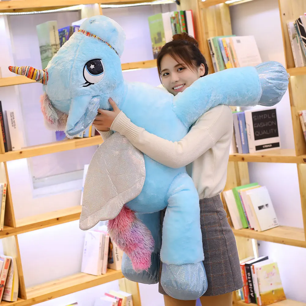 1pc 50-120cm Kawaii Unicorn Plush Toys Giant Stuffed Animal Horse for Children Soft Doll Home Decor Lover Birthday Gift
1pc 50-120cm Kawaii Unicorn Plush Toys Giant Stuffed Animal Horse for Children Soft Doll Home Decor Lover Birthday Gift