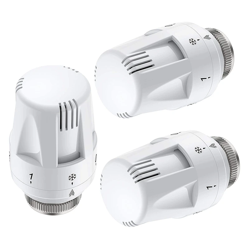 3Pcs Thermostat Radiator Valve TRV Thermostatic Head Radiator M30 x 1.5 Radiator Valve Replacement Head Radiator Valve
3Pcs Thermostat Radiator Valve TRV Thermostatic Head Radiator M30 x 1.5 Radiator Valve Replacement Head Radiator Valve