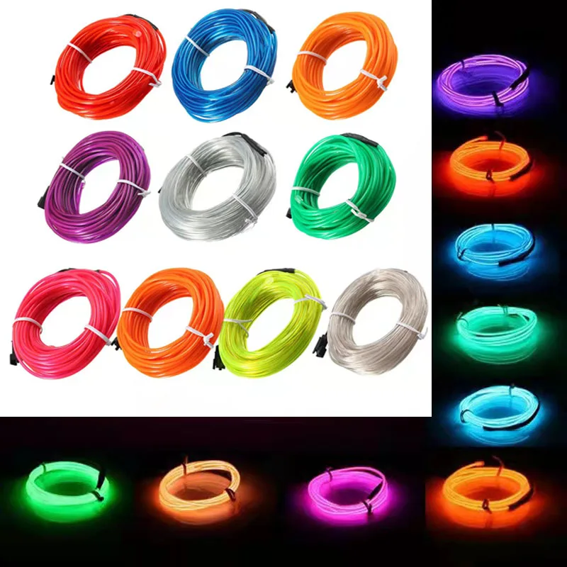 1M/2M/3M/5M/10M LED Neon Light Christmas Dance Party Decorative Lamp DIY Flexible Glow EL Wire Outdoor Waterproof LED Strip
1M/2M/3M/5M/10M LED Neon Light Christmas Dance Party Decorative Lamp DIY Flexible Glow EL Wire Outdoor Waterproof LED Strip