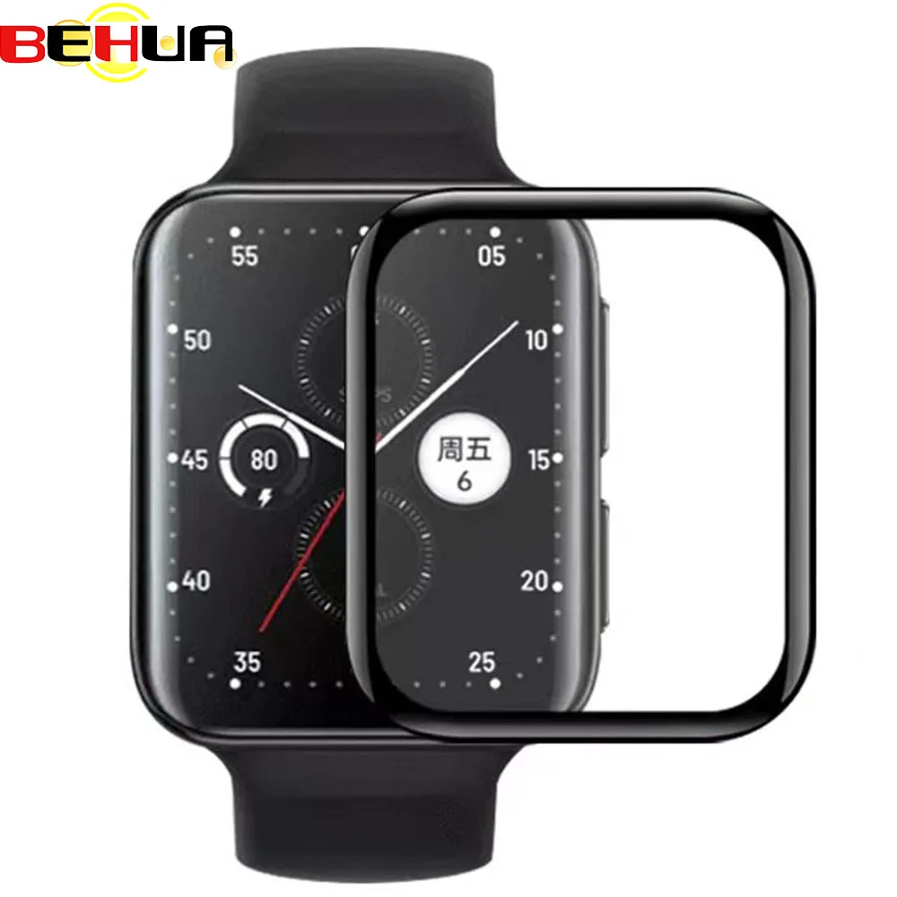 

Защитная пленка BEHUA для Oppo watch 2 42 мм 46 мм, защита для экрана смарт-часов, 3D, полностью прозрачный, ТПУ, мягкий ультратонкий изогнутый чехол