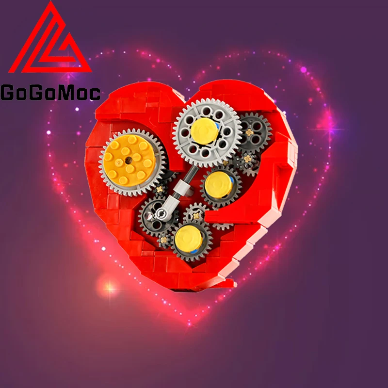 Заводная модель сердца, литая под давлением, строительные блоки, Moc, высокотехнологичная Механическая шестеренка, вращающаяся Красная любо...
Заводная модель сердца, литая под давлением, строительные блоки, Moc, высокотехнологичная Механическая шестеренка, вращающаяся Красная любо...