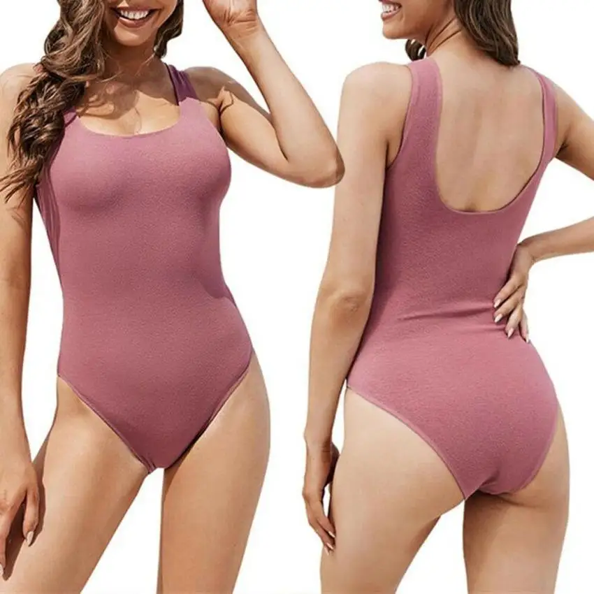 Однотонное пикантное цельное бикини, женские купальники-монокини с вырезом-лодочкой, женский купальник с открытой спиной, купальный костюм...
Однотонное пикантное цельное бикини, женские купальники-монокини с вырезом-лодочкой, женский купальник с открытой спиной, купальный костюм...