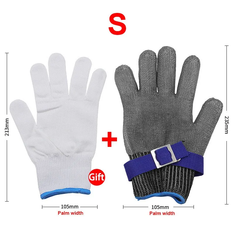 Steel Wire Gloves Grade 5 Metal Wear-resistant Cut-resistant Metal Gloves Hand Protect Safe Cut-proof And Stab-proof Hand Tool
Steel Wire Gloves Grade 5 Metal Wear-resistant Cut-resistant Metal Gloves Hand Protect Safe Cut-proof And Stab-proof Hand Tool