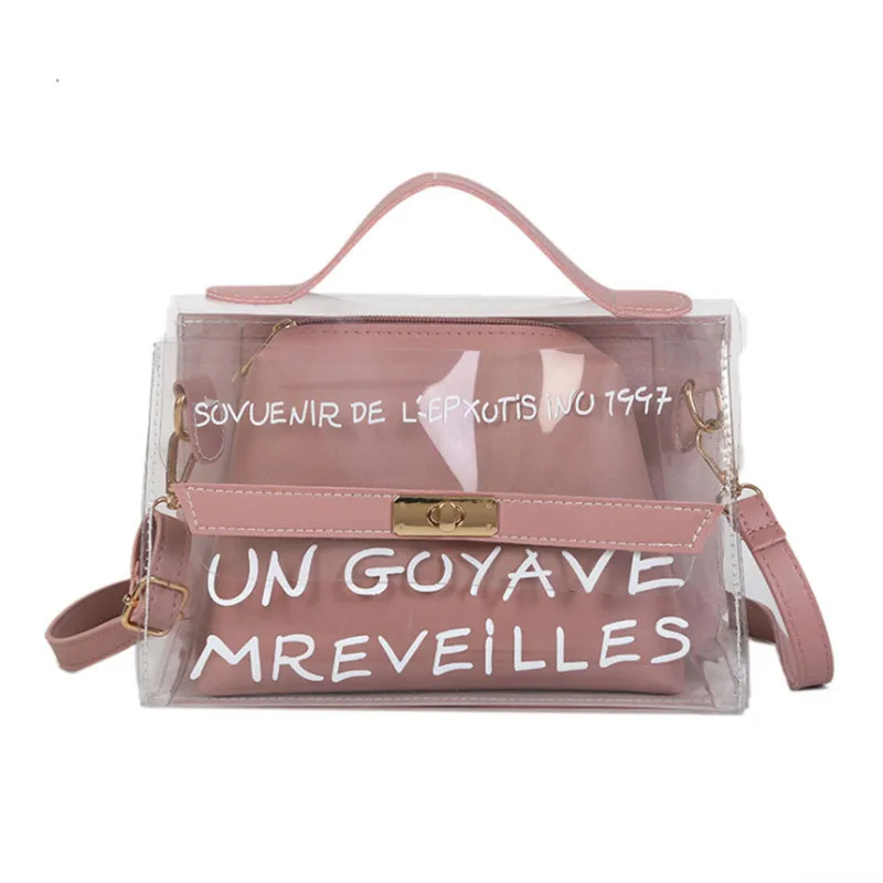 Transparent Bag Women 2020 Winter New Super Hot Wild Fashion Jelly Bag Personalized One Shoulder Messenger Bag
Transparent Bag Women 2020 Winter New Super Hot Wild Fashion Jelly Bag Personalized One Shoulder Messenger Bag