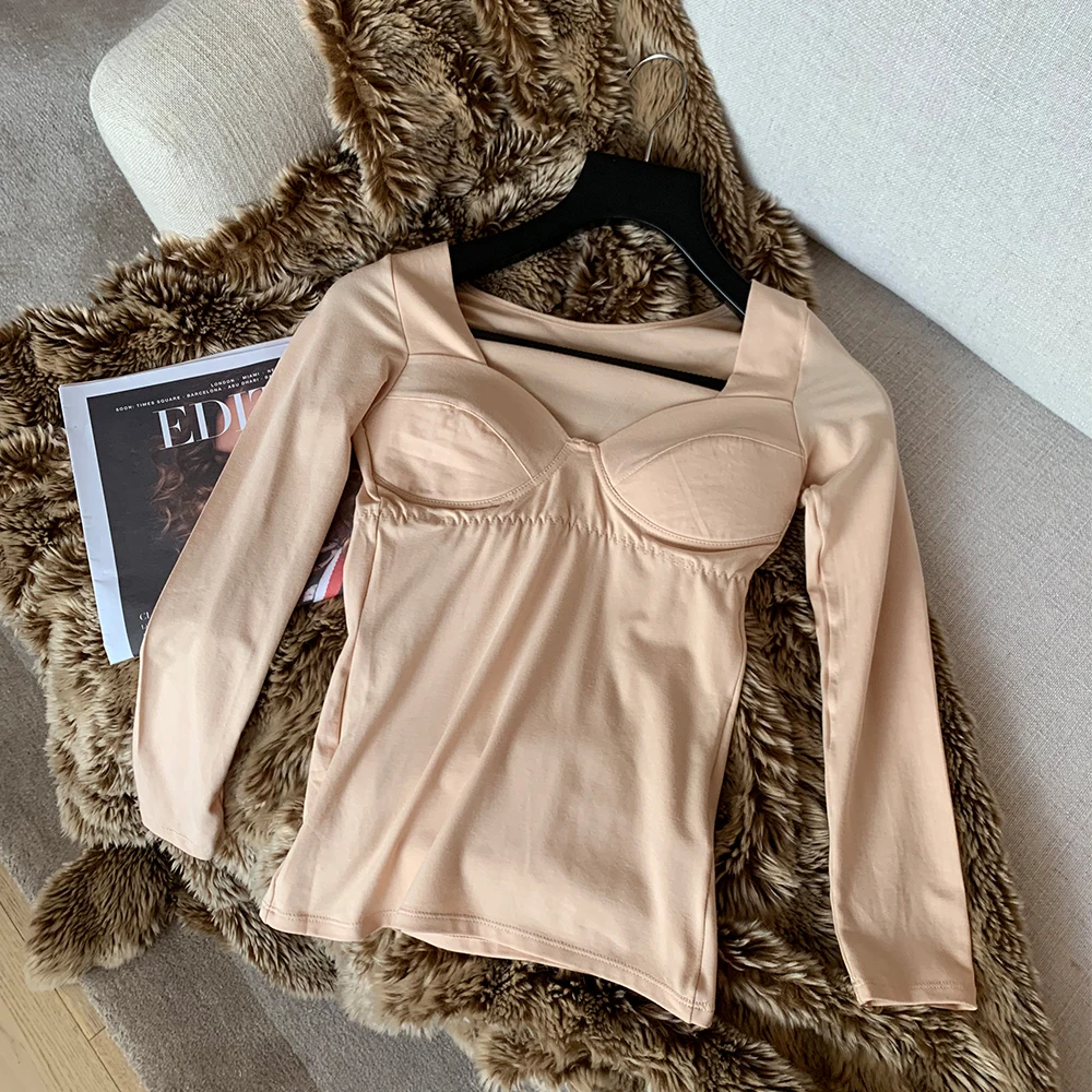 Modale cotton warm underwear women's top hair tropical chest pad V-neck low-necked bottoms lady autumn/winter autumn dress thin
Modale cotton warm underwear women's top hair tropical chest pad V-neck low-necked bottoms lady autumn/winter autumn dress thin