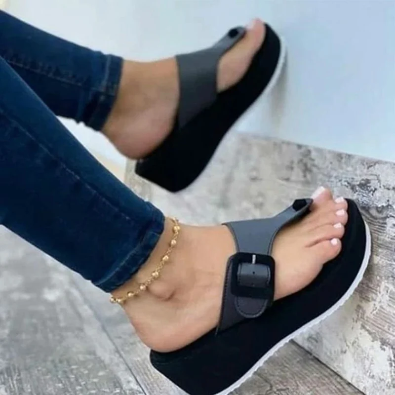 Women Wedges Sandals Summer Casual Muffin Slip on Platform Flip Flops Ladies Sandals Party Peep Toe Sandals Sandalias Mujer
Women Wedges Sandals Summer Casual Muffin Slip on Platform Flip Flops Ladies Sandals Party Peep Toe Sandals Sandalias Mujer