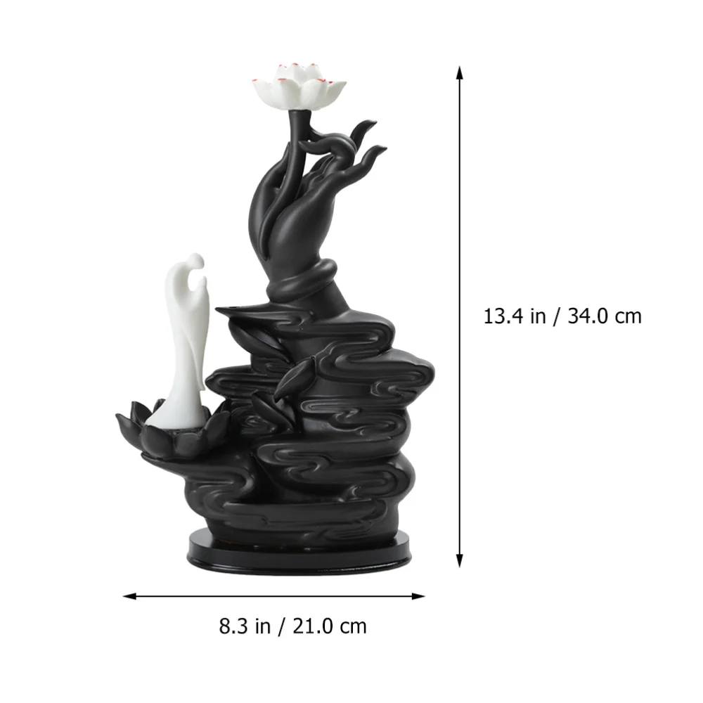 1Pc Ceramic Backflow Incense Burner Decorative Incense Furnace Tabletop Decor
1Pc Ceramic Backflow Incense Burner Decorative Incense Furnace Tabletop Decor