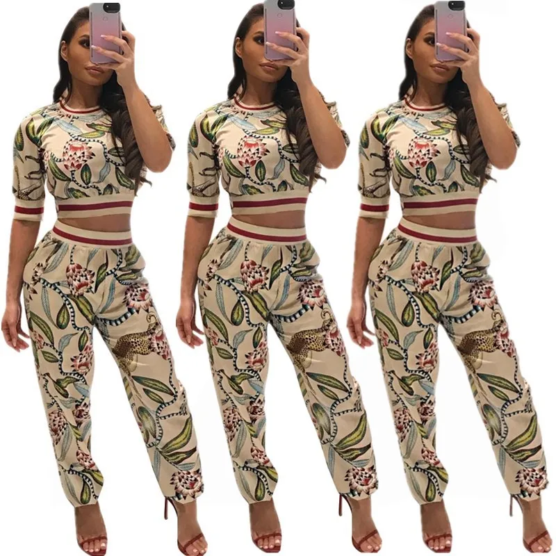 2020 European and American Foreign Trade Casual Temperament Women's Round Neck Printing Elegant Simple Slim Two-piece
2020 European and American Foreign Trade Casual Temperament Women's Round Neck Printing Elegant Simple Slim Two-piece