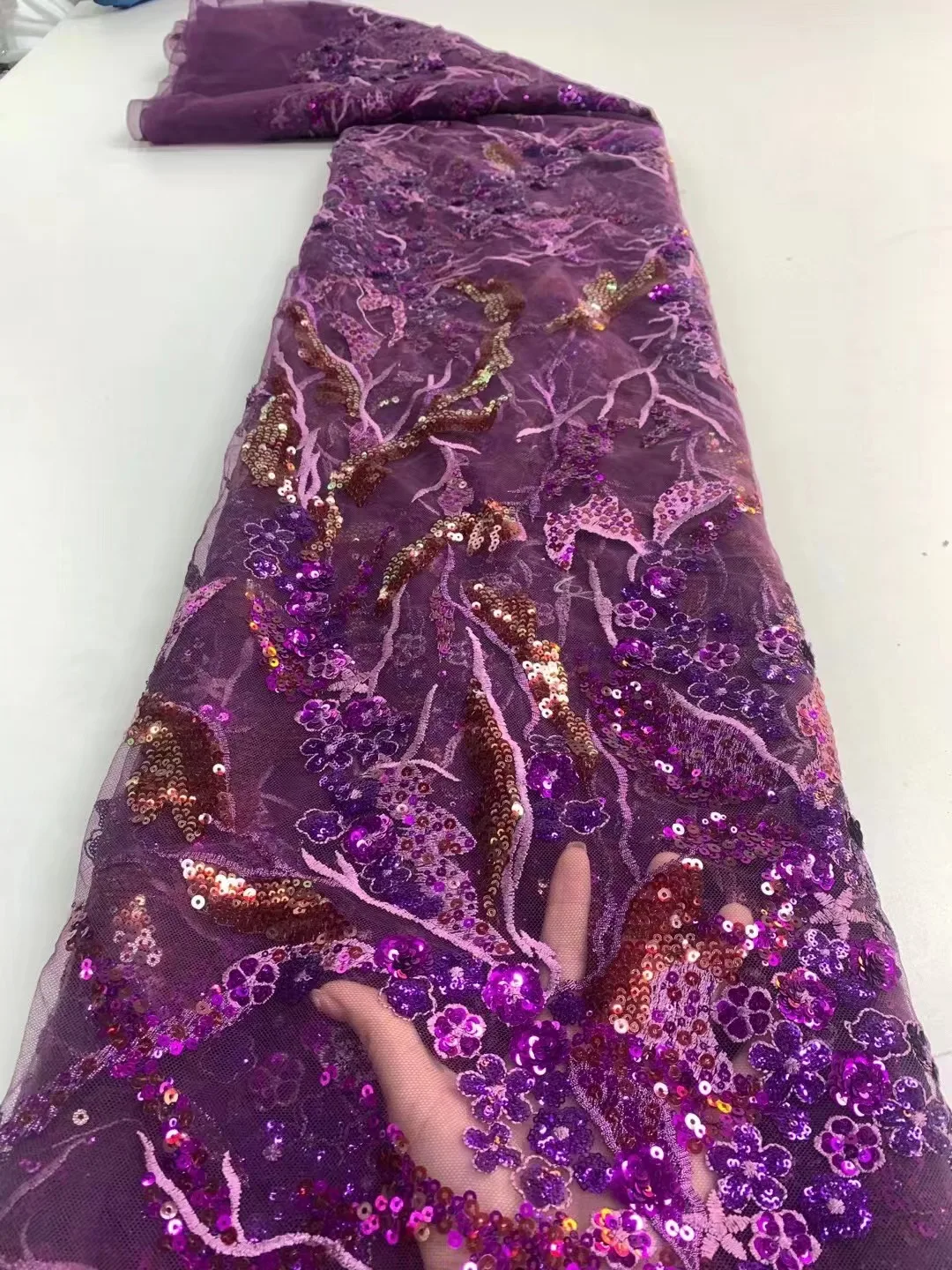 Lace Fabric Embroidery 5yards Tulle Lace Fabric African Fabric 2021High Quality Nigerian Lace French Sequin Fabric For Party
Lace Fabric Embroidery 5yards Tulle Lace Fabric African Fabric 2021High Quality Nigerian Lace French Sequin Fabric For Party