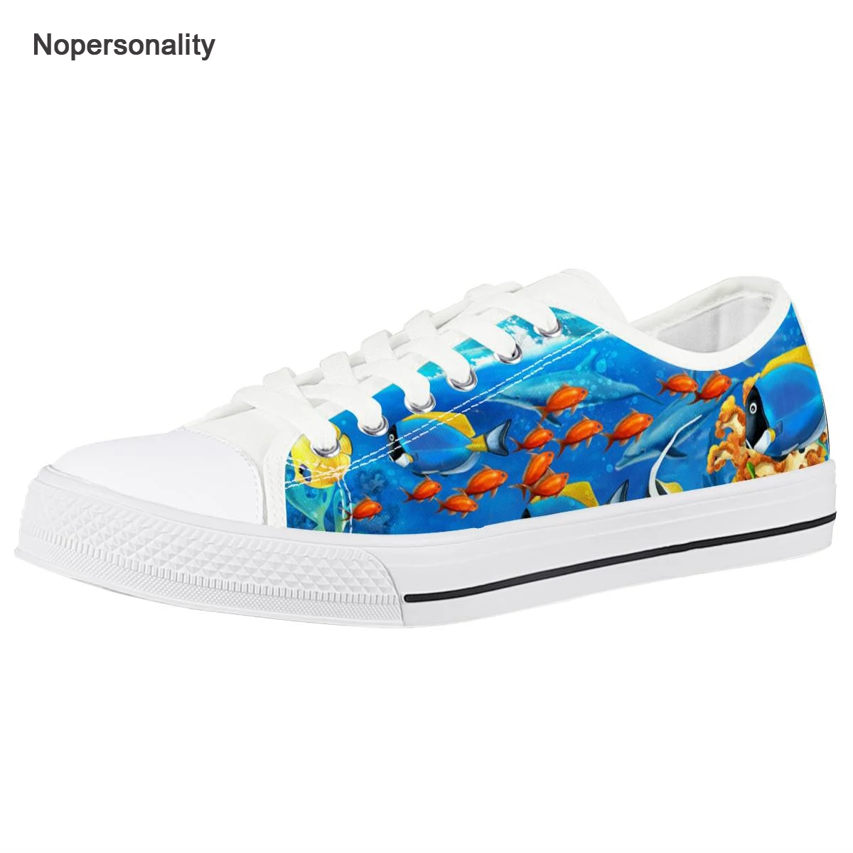 Nopersonality Casual Underwater Fish Print Canvas Shoes Low Top Walking Sneakers for Women Lightweight Female Student Flats
Nopersonality Casual Underwater Fish Print Canvas Shoes Low Top Walking Sneakers for Women Lightweight Female Student Flats