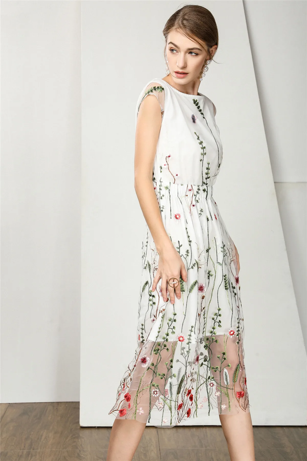 LA.TENDRE Robe ete femme 2020 Romance Casual Print Floral Skirt O-Neck Mid-Calf Sleeveless Long Party Sexy Women's Black Dress
LA.TENDRE Robe ete femme 2020 Romance Casual Print Floral Skirt O-Neck Mid-Calf Sleeveless Long Party Sexy Women's Black Dress