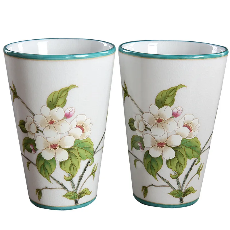 Bathroom Gargle Cups Chinese Ceramic Materials Flower and Bird Couple Toothbrush Cup Pastoral Style Wedding Gift Free Shipping
Bathroom Gargle Cups Chinese Ceramic Materials Flower and Bird Couple Toothbrush Cup Pastoral Style Wedding Gift Free Shipping