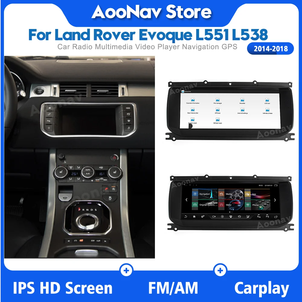 2Din Android 10.0 GPS Multimedia Car Radio For Land Rover Evoque L551 L538 2014-2018 Autoradio Android Auto Head Unit
2Din Android 10.0 GPS Multimedia Car Radio For Land Rover Evoque L551 L538 2014-2018 Autoradio Android Auto Head Unit