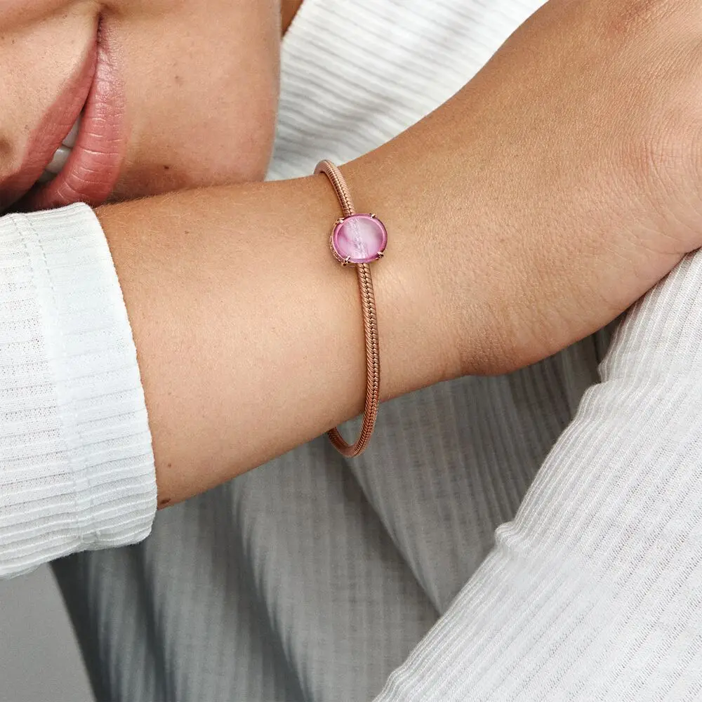 Hot 925 Sterling Silver Beads Pink Oval Cabochon Charm Fit Original Pandora Bracelet Women DIY Jewelry Gift
Hot 925 Sterling Silver Beads Pink Oval Cabochon Charm Fit Original Pandora Bracelet Women DIY Jewelry Gift