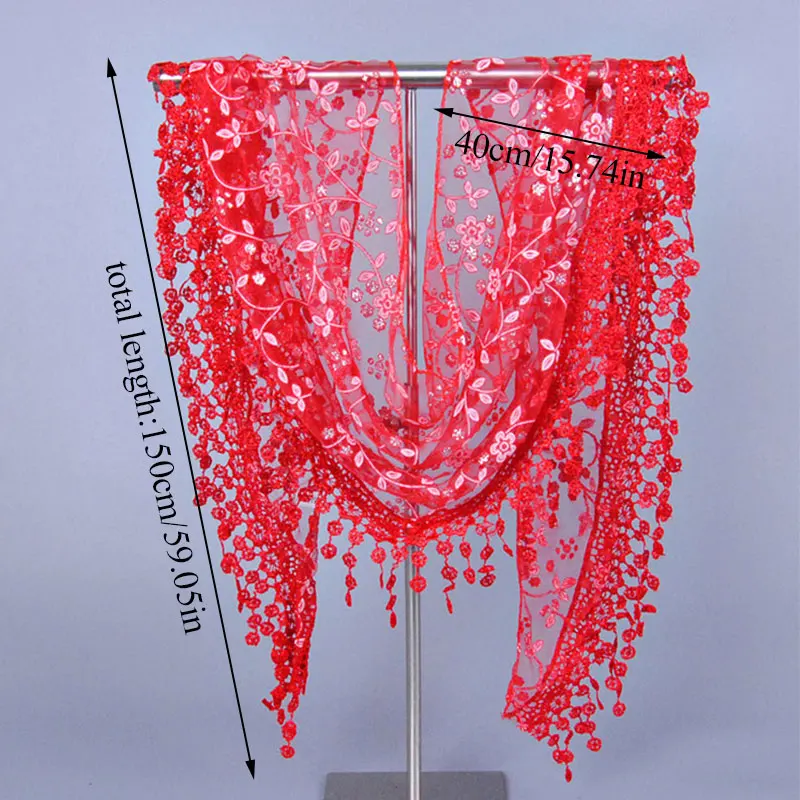 2021 New Fashion Headscarf Pure Lace Hollow Tassel Scarf Female Autumn and Winter Long Veil Scarf Europe and America Women Shawl 
2021 New Fashion Headscarf Pure Lace Hollow Tassel Scarf Female Autumn and Winter Long Veil Scarf Europe and America Women Shawl
