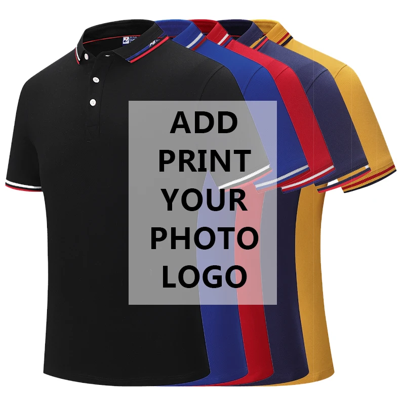 Summer Men Short Sleeve Solid Polo Shirt Unisex Casual Sport Wear High Quality Women Long-staple Cotton Polos Top Custom Print
Summer Men Short Sleeve Solid Polo Shirt Unisex Casual Sport Wear High Quality Women Long-staple Cotton Polos Top Custom Print