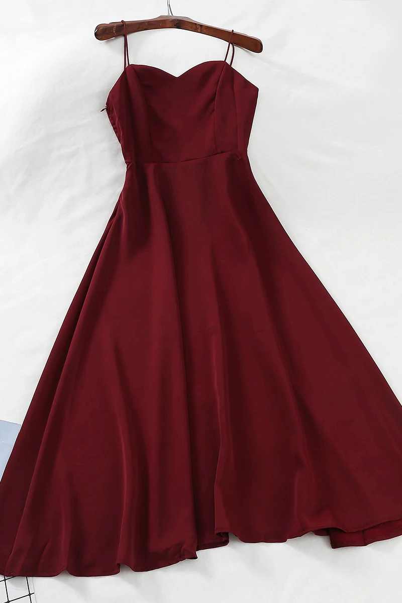 2019 new fashion women's dresses Spring sexy strap cross beauty back slim temperament long dress G505
2019 new fashion women's dresses Spring sexy strap cross beauty back slim temperament long dress G505