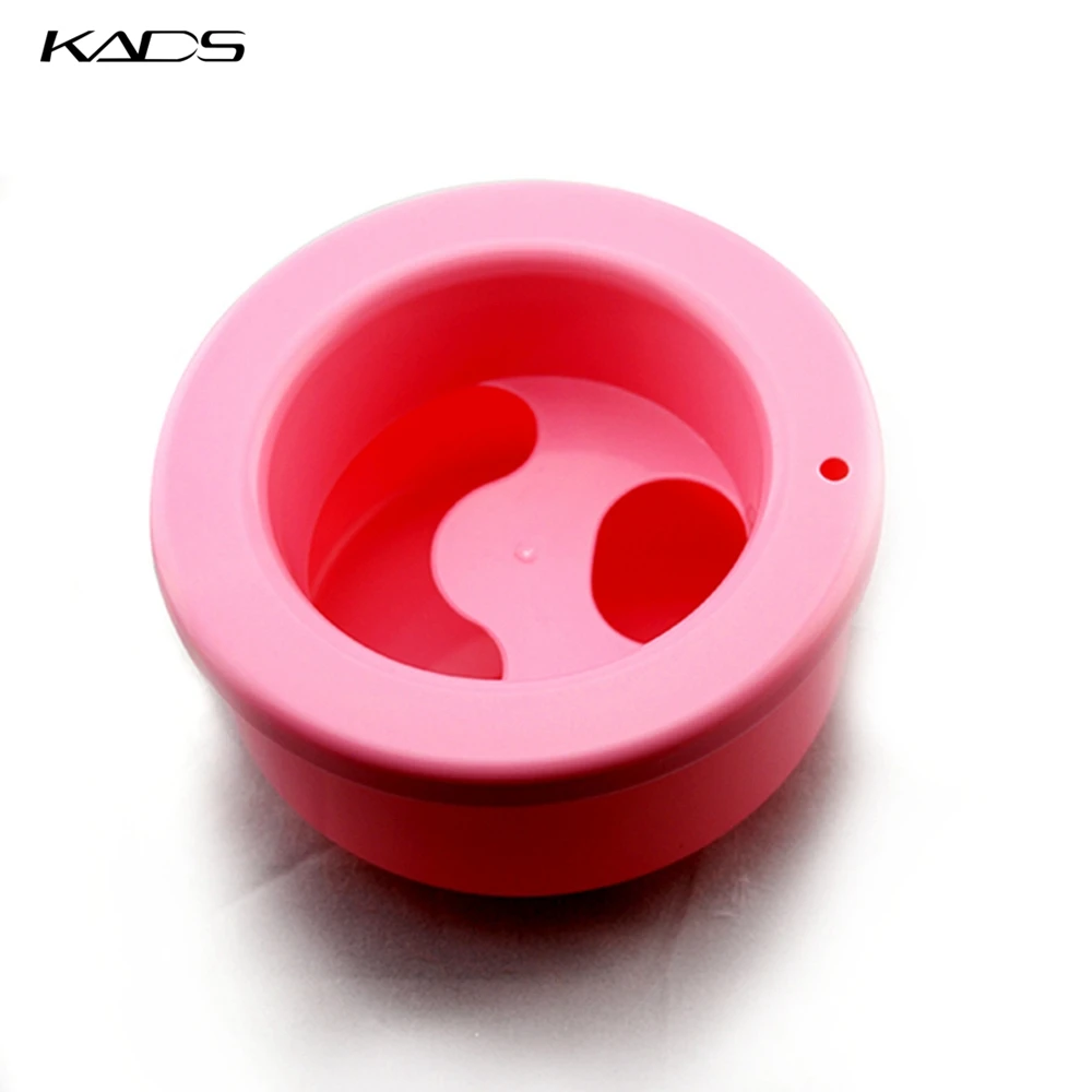 KADS Nail Art Лоток Замочите Soaker Гель Акриловый Для Снятия Лака Маникюр Круглый Чаша
