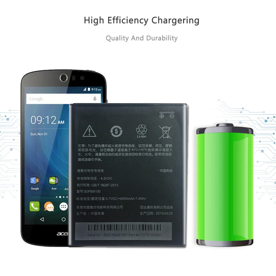 BOPBM100 Replacement Battery For HTC Desire 616 D616w Battery BOPBM100 2000mAh with Track Code 
BOPBM100 Replacement Battery For HTC Desire 616 D616w Battery BOPBM100 2000mAh with Track Code