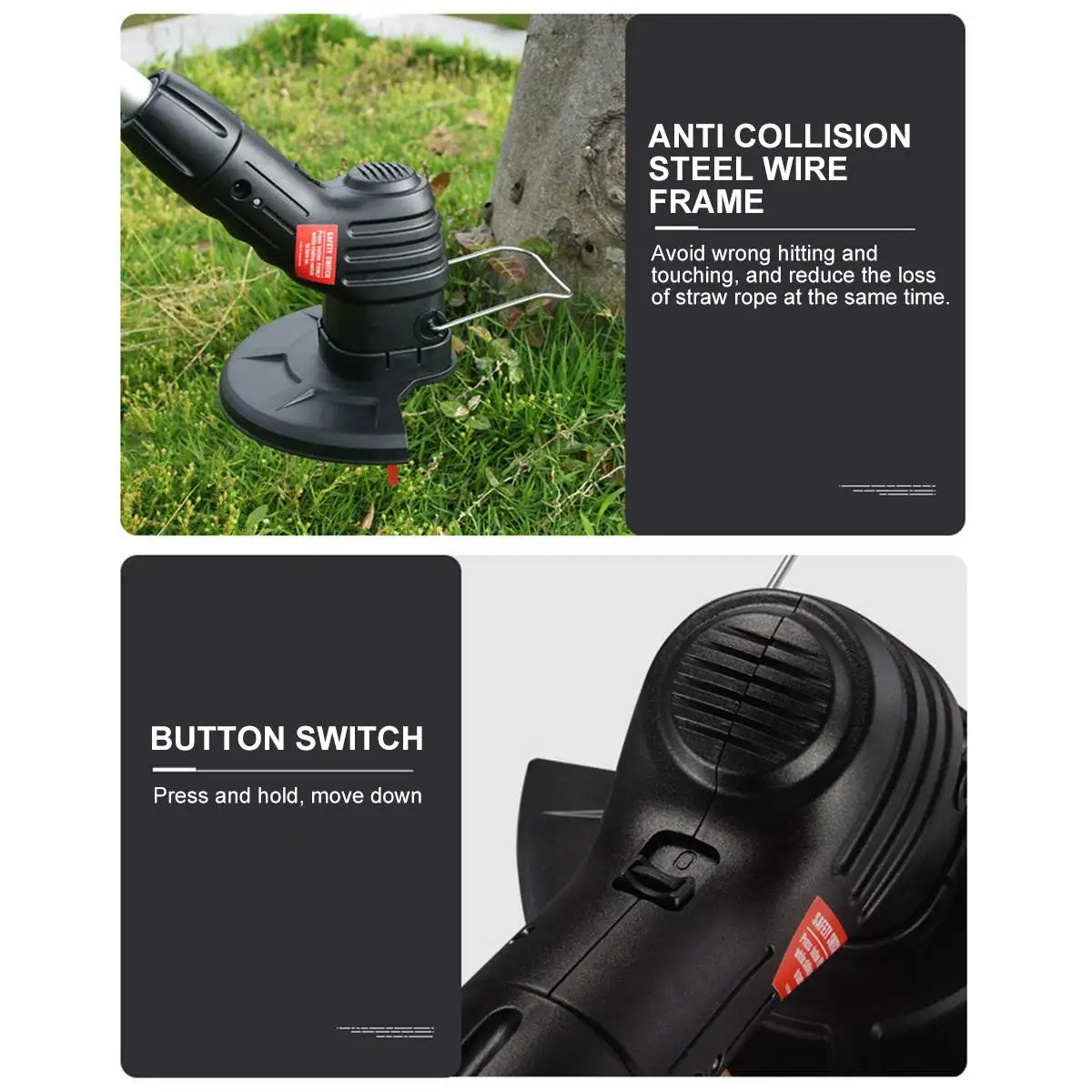 Meigar Electric Cordless Lawn Mower Electric Grass Trimmer Retractable Mower Garden Tools USB 2000mAh Rechargeable Battery
Meigar Electric Cordless Lawn Mower Electric Grass Trimmer Retractable Mower Garden Tools USB 2000mAh Rechargeable Battery