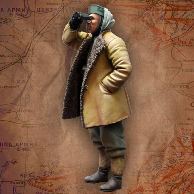 1/35 Officer with a telescope, Resin Model Soldier GK, World War II military theme, Unassembled and unpainted kit
1/35 Officer with a telescope, Resin Model Soldier GK, World War II military theme, Unassembled and unpainted kit