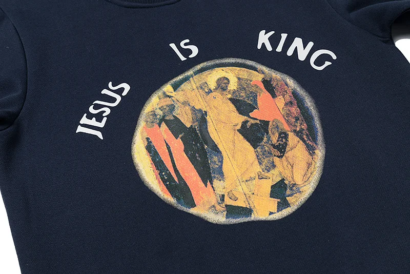 Good Quality Kanye West Jesus is King Sweatshirts Men Women LA Exclusive Cotton Crewneck Sweatshirts Men Pullovers Hoodies
Good Quality Kanye West Jesus is King Sweatshirts Men Women LA Exclusive Cotton Crewneck Sweatshirts Men Pullovers Hoodies