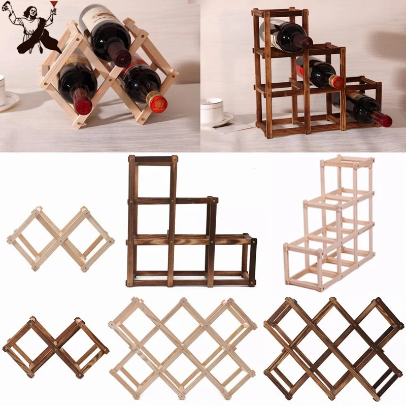 Wooden Red Wine Rack 3/6/10 Bottle Mount Kitchen Holder Exhibition Organizer
Wooden Red Wine Rack 3/6/10 Bottle Mount Kitchen Holder Exhibition Organizer