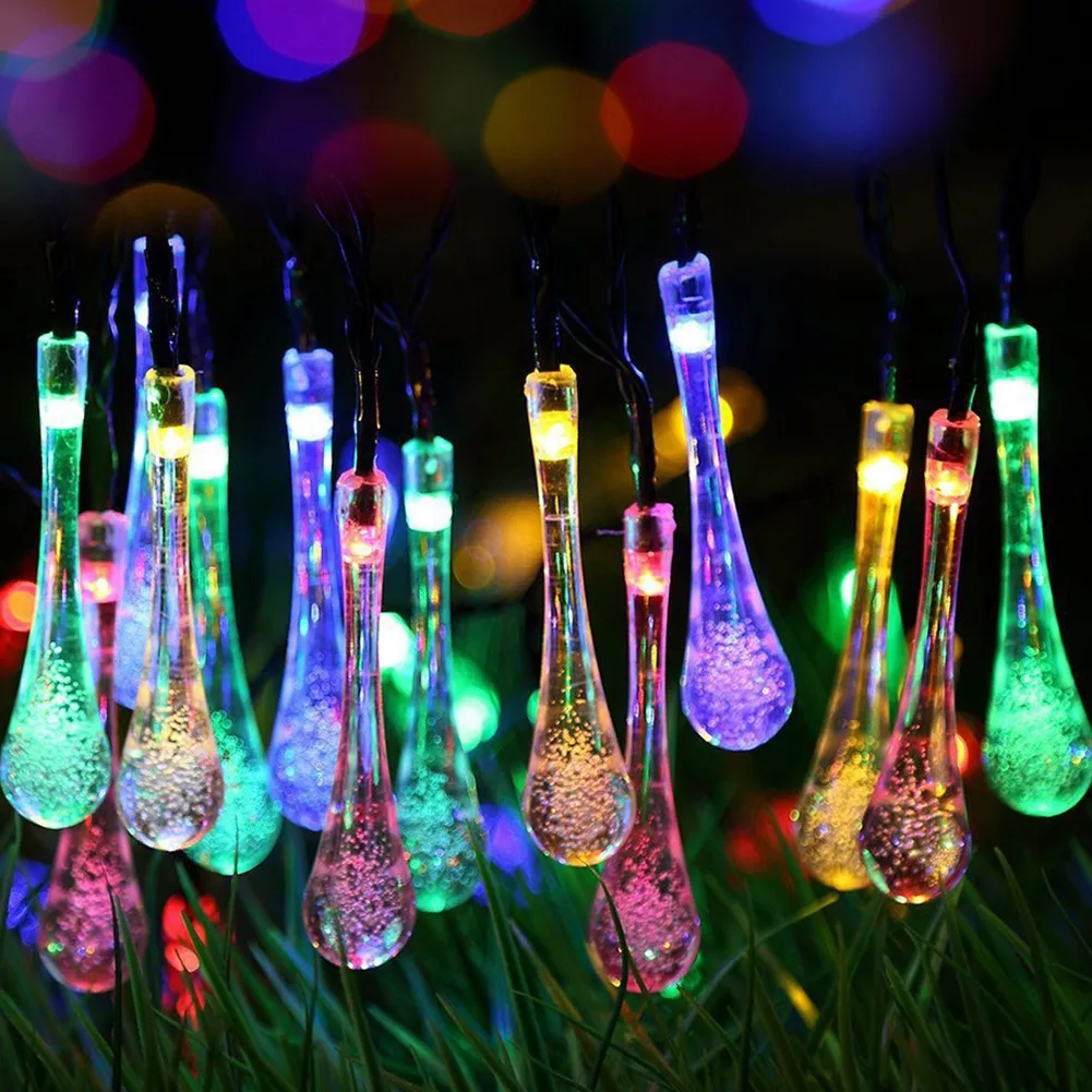 20 LED Solar Light String Droplets Drip Ball Light Outdoor Festival Decorative Lantern Waterproof Christmas Garden Courtyard La
20 LED Solar Light String Droplets Drip Ball Light Outdoor Festival Decorative Lantern Waterproof Christmas Garden Courtyard La