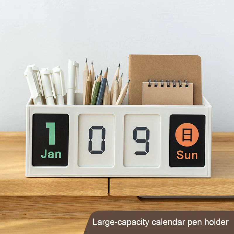 Calendar Pen Holder Large Capacity Multifunctional Stationery Student Desk Decoration Storage Box Pen Barrel Pen Holder Office
Calendar Pen Holder Large Capacity Multifunctional Stationery Student Desk Decoration Storage Box Pen Barrel Pen Holder Office