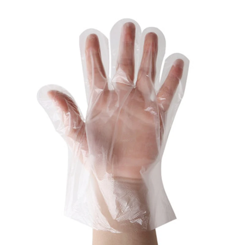 Transparent Plastic Disposable Gloves One-off BBQ Cooking Gloves For Household Bathroom Sanitary Gloves for Cooking Cleaning 
Transparent Plastic Disposable Gloves One-off BBQ Cooking Gloves For Household Bathroom Sanitary Gloves for Cooking Cleaning
