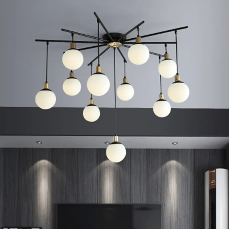 Nordic living room LED chandelier glass ball lights magic bean chandelier postmodern minimalist restaurant creative chandelier
Nordic living room LED chandelier glass ball lights magic bean chandelier postmodern minimalist restaurant creative chandelier
