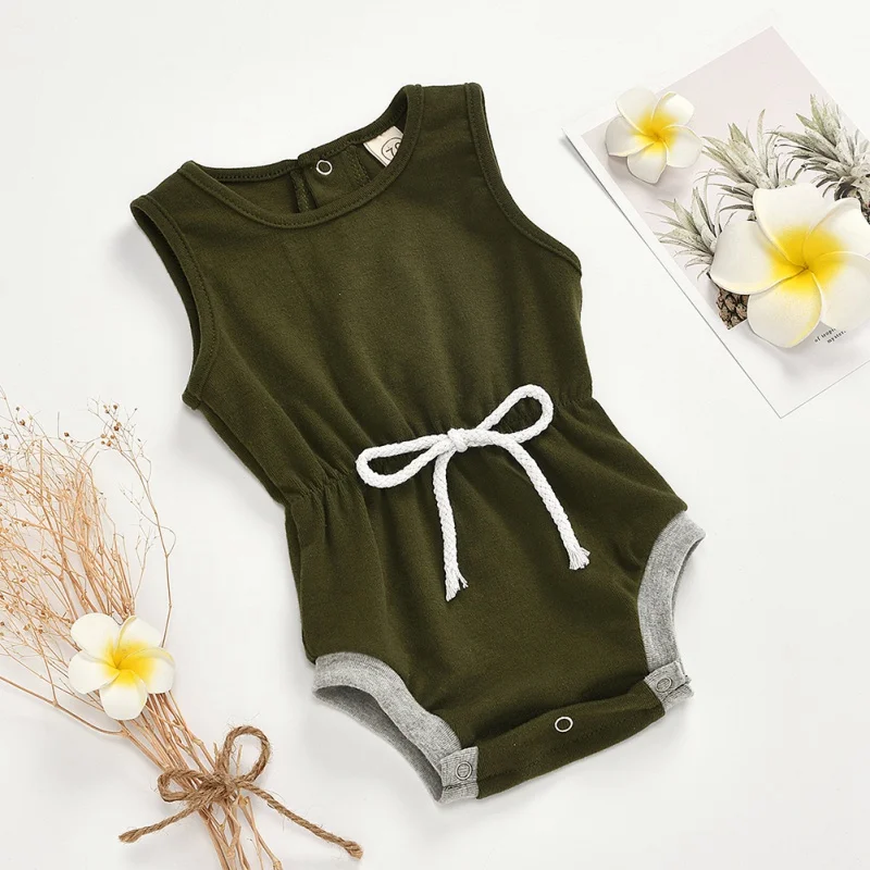 Newborn Outfit Baby Boys Girls Bodysuit Summer Solid Print Sleeveless Romper Infant Kids Playsuit baby Sleeveless Rompers Girl
Newborn Outfit Baby Boys Girls Bodysuit Summer Solid Print Sleeveless Romper Infant Kids Playsuit baby Sleeveless Rompers Girl