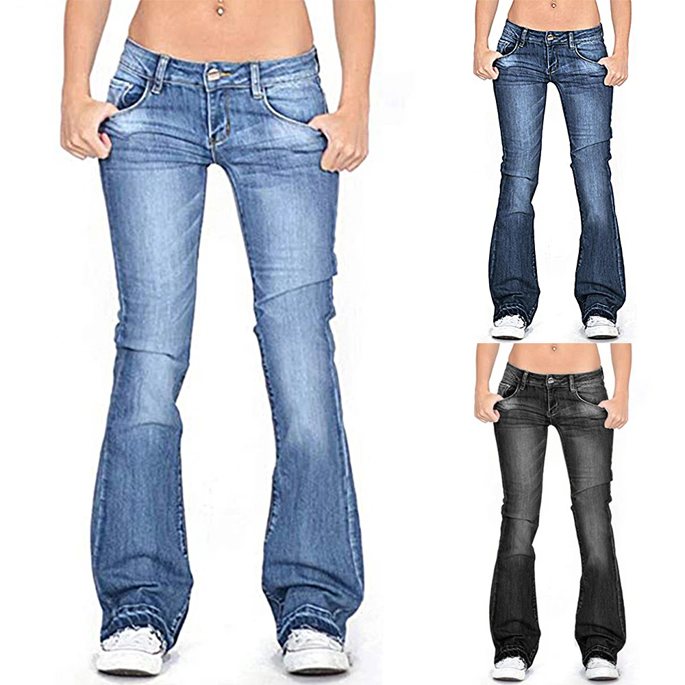 Woman Classic Retro Flare Jeans Feminino Long Pants Bleached Mid Rise Denim Ladies Casual Fashion Trousers 2021 Plus Size D30
Woman Classic Retro Flare Jeans Feminino Long Pants Bleached Mid Rise Denim Ladies Casual Fashion Trousers 2021 Plus Size D30