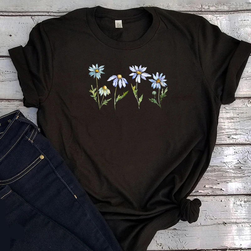 Sunflower Woman Tshirts Daisy 2020 Women Fashion Clothing Graphic Tees Romance Flower Women Clothes Vintage
Sunflower Woman Tshirts Daisy 2020 Women Fashion Clothing Graphic Tees Romance Flower Women Clothes Vintage