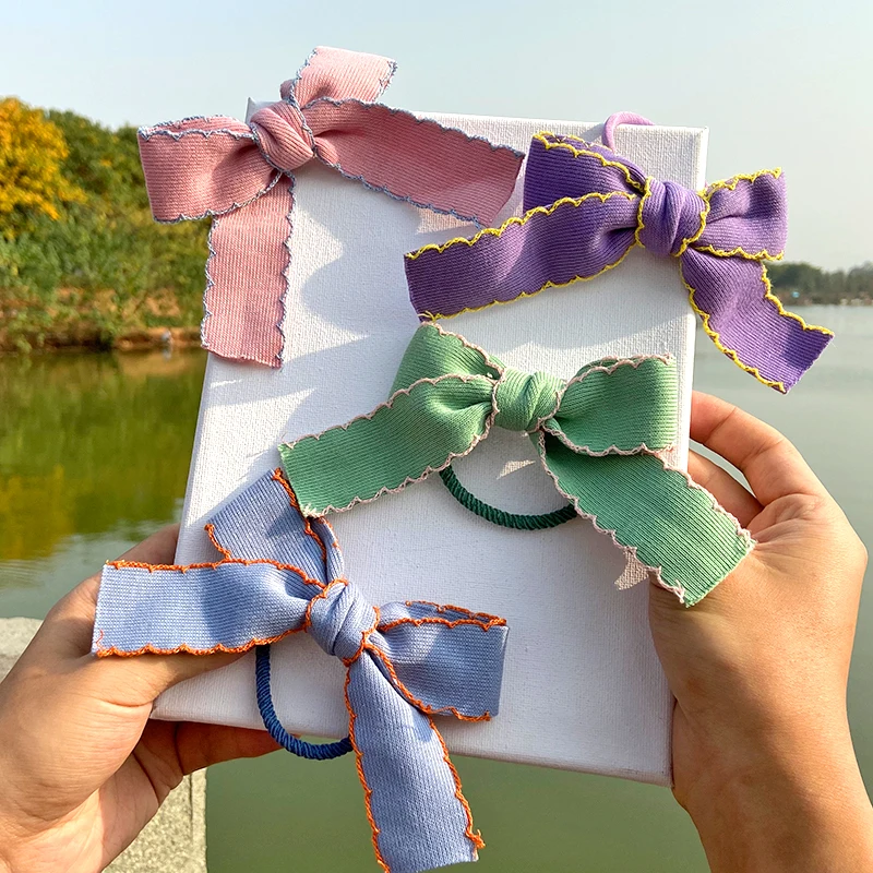 Cute Bowknot Hair ring Female Candy Color Rubber band Elastic Hair bands Korean Headwear Children Hair Accessories Ornaments
Cute Bowknot Hair ring Female Candy Color Rubber band Elastic Hair bands Korean Headwear Children Hair Accessories Ornaments