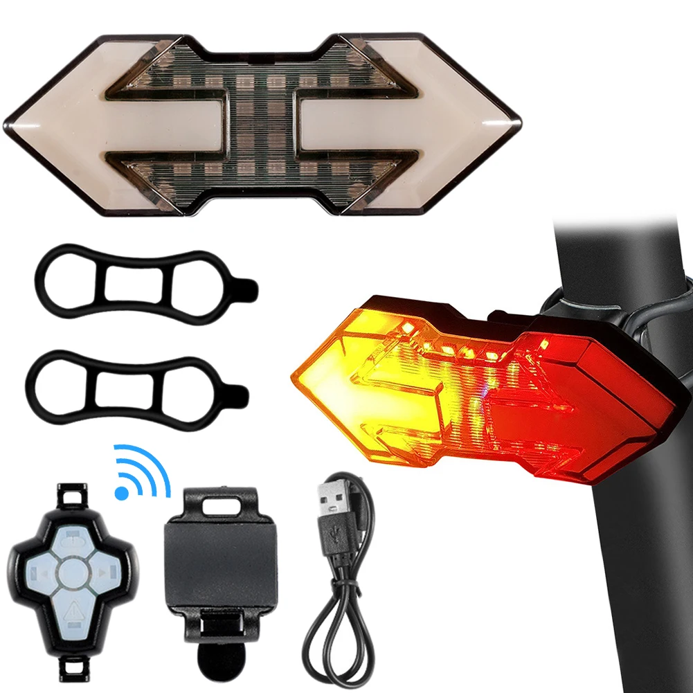 Wireless Remote Turn Signal Bicycle Light MTB Direction Indicator Smart LED Bike Taillight USB Rechargeable Cycling Rear Lamp
Wireless Remote Turn Signal Bicycle Light MTB Direction Indicator Smart LED Bike Taillight USB Rechargeable Cycling Rear Lamp