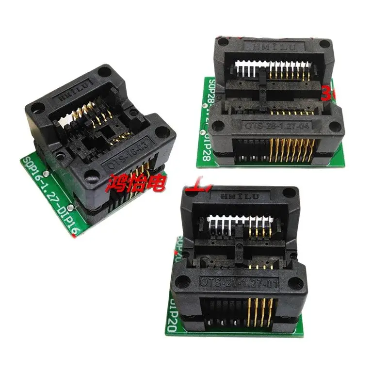 809F 809H Применимая тестовая розетка, широко используемая сгорающая розетка, узкая 8 wide8 16 pin SOP пружинная розетка, ИС преобразователь
809F 809H Применимая тестовая розетка, широко используемая сгорающая розетка, узкая 8 wide8 16 pin SOP пружинная розетка, ИС преобразователь